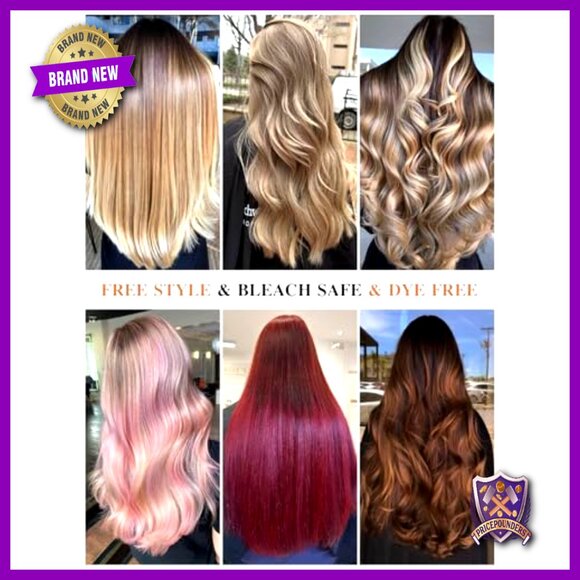 20 Inch 100g Raw Human Hair Extensions, Cuticle Aligned, Color Friendly main image 6